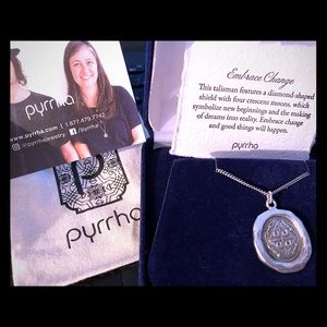 Pyrrha Talisman pendant & chain